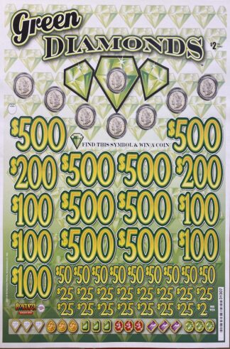 Green Diamonds - All Silver Coins