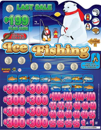 Ice Fishing CB -7 Silver Dollars